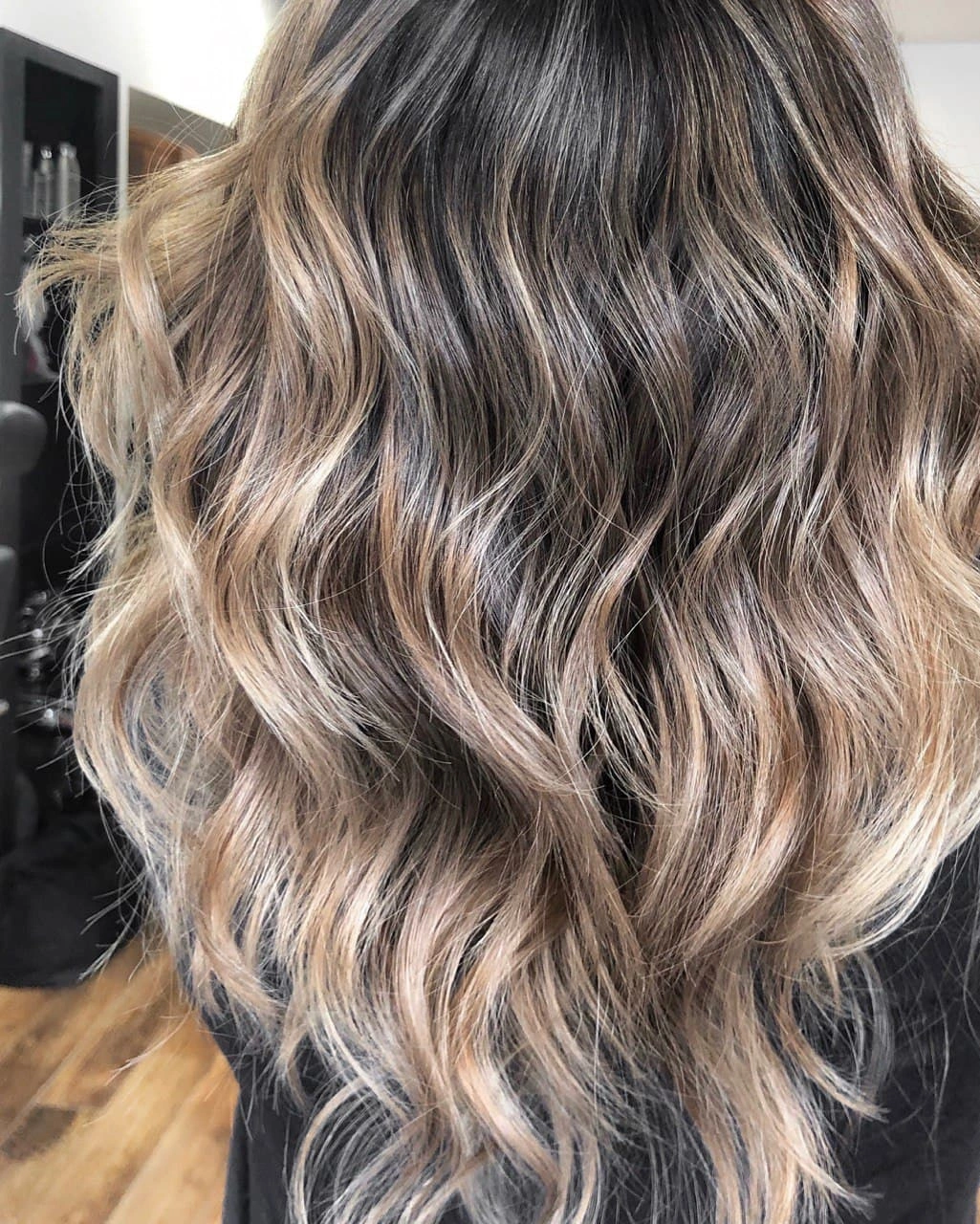Shatush Hair colouring with a clean and natural appearance.